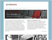 Tablet Screenshot of pirateeye.com